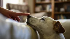 O que significa quando o cão nos empurra com o focinho