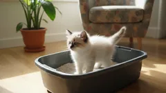 Os melhores truques para o seu gato aprender a usar o caixote rápido